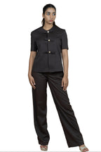 Forest Brown Bow Top